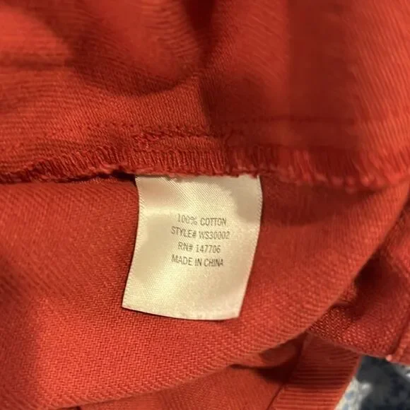 Miami  Burnt Orange Skirt - Picture 5 of 6